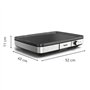 Tefal Plancha Electrique Maxi Plancha XXL 10/12 Personnes Plancha Intérieur Et Extérieur Inox CB690D12