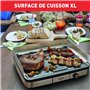 Tefal Plancha Electrique Maxi Plancha XXL 10/12 Personnes Plancha Intérieur Et Extérieur Inox CB690D12