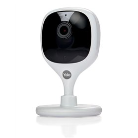 Yale SV-DFFI-W EU Caméra WiFi Intérieure 1080p, Caméra de Surveillance avec Audio Bidirectionnel, Détection de Mouvement et Visi