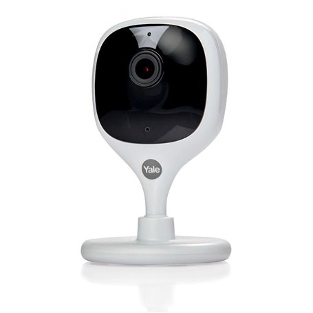 Yale SV-DFFI-W EU Caméra WiFi Intérieure 1080p, Caméra de Surveillance avec Audio Bidirectionnel, Détection de Mouvement et Visi