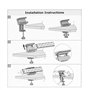 Maclean MC-808 Support de Table Support de Bureau pour Bande d'alimentation Support de Fixation Organisateur Universel