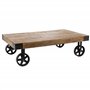 Atmosphera - Table Basse Silas - métal & Bois de manguier