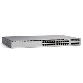 Cisco Catalyst C9200L Géré L3 Gigabit Ethernet (10/100/1000) Connexion Ethernet, supportant l'alimentation Via ce Port (PoE) Gri