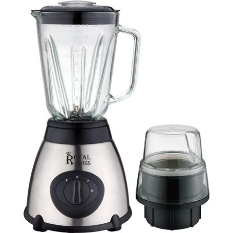 Mélangeur en Inox + Verre, 1000 W