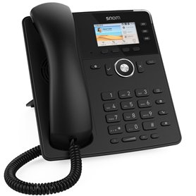 Snom D717 TéLéPhone Fixe sans Fil - ÉCran Couleur TFT 2,7-3 Touches Programmables - Port USB - Capteur Luminosité - Disponib
