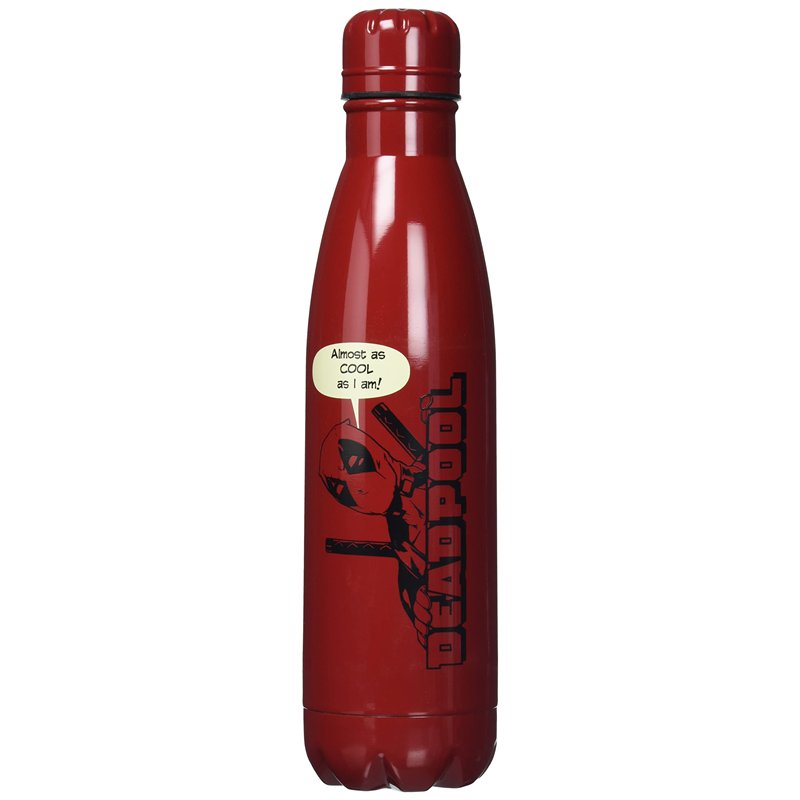 Marvel Mdb25394 Gourde en Acier 500 ml - Deadpool Adulte Unisexe, Multicolor, 26 cm