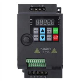 VFD Variateur de fréquence 220VAC 0,75KW，Jectse Monophasé 220V à 220V Mini VFD Contrôle Vectoriel Par Inverseur Vecteur Contrôle