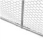 IDMarket - Enclos poulailler 3 m² Parc grillagé 2,20x1,4 M Acier galvanisé