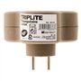 Triplite triangulaire 3x16A - Taupe - Zenitech