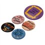AMBROSIANA Friends Badges, Alliage d'acier, Multicolore, 10 x 12,5 cm, 10 x 12.5cm, Acier allié