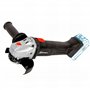 Ribimex PRBAT20/M125SB Meuleuse d'angle 125 mm RBAT20 Batterie et sans Chargeur, Rouge et Noir