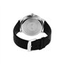 Emporio Armani Montre pour homme, mouvement date à trois aiguilles, boîtier en acier inoxydable argenté de 43 mm avec bracelet e