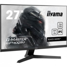 Ecran PC Gamer - IIYAMA G-Master Black Hawk - 27 QHD 2K - Dalle IPS - 1 ms - 75H 339,99 €