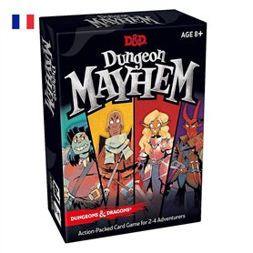 Jeu de Cartes Dungeons & Dragons Dungeon Mayhem 8+ – Version française