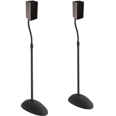 ECHOGEAR Supports de Haut-parleurs réglables en Hauteur – Compatibilité Universelle avec Les Haut-parleurs Satellite – Design en