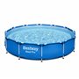 Bestway Steel Pro Frame Piscine Ronde avec Pompe de Filtration Bleu 366 x 76 cm
