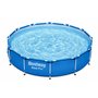 Bestway Steel Pro Frame Piscine Ronde avec Pompe de Filtration Bleu 366 x 76 cm