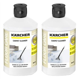 2x Kärcher RM 519 Nettoyant moquettes et tapis 3 en 1 (1000ml)