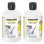 2x Kärcher RM 519 Nettoyant moquettes et tapis 3 en 1 (1000ml)