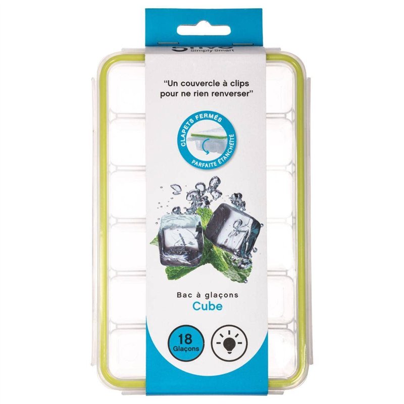 Image secondaire de 5five - bac à glaçons bleu artic avec couvercle