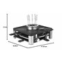 WMF Lumero Station Gourmet 3-en-1, Raclette, Appareil à fondue, Grill électrique d'intérieur, 8 personnes, Gamme complète d'acce