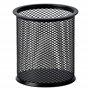 Amazon Basics Tasse à stylos en maille métallique, 1 unités, lot de 1, noir