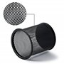 Amazon Basics Tasse à stylos en maille métallique, 1 unités, lot de 1, noir