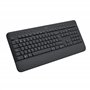 Logitech Signature K650,Clavier sans fil Ergonomique Entier avec Repose-Poignets, QWERTY US International - Gris