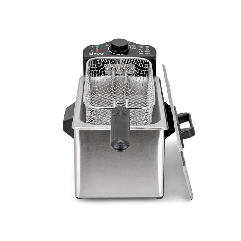 Livoo – Friteuse 3L DOC216 – 1kg de frite, 2000W, jusqu'à 190°C, cuve amovible