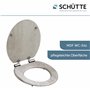 Schütte 80192 Light Wood Abattant WC, Motif