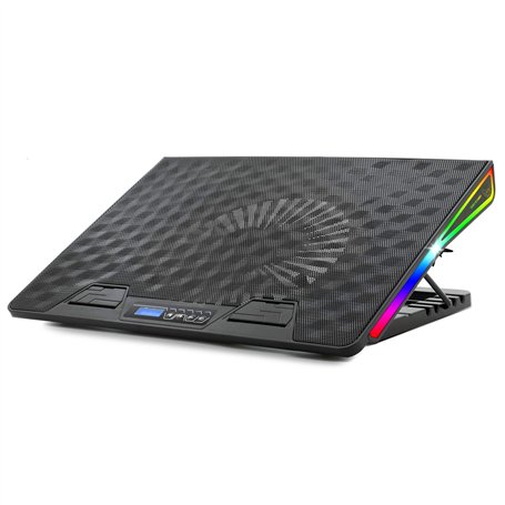 Spirit Of Gamer, AIRBLADE 1000 RGB, Refroidisseur pour PC Portable, 2 Ventilateurs LED RGB, 8 Positions réglables, Port USB, 6 V