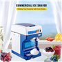 VEVOR Machine à Glace Pilée，Broyeur à Glace Électrique，Finesse Glace Ajustable Vitesse Rotation pour Restaurants Débits Boissons
