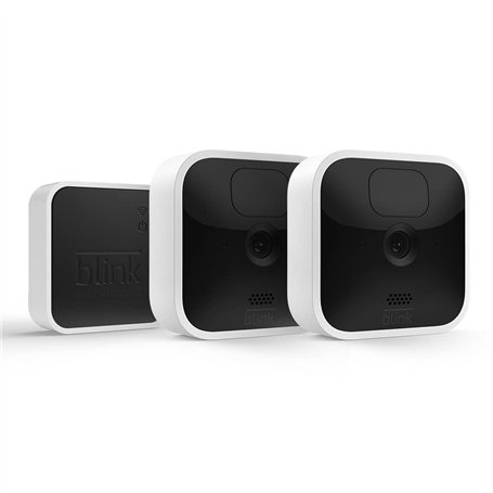 Blink Indoor, Caméra de surveillance HD sans fil avec deux ans d'autonomie, détection des mouvements et audio bidirectionnel, fo