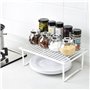 Amazon Basics Métal Étagères de rangement de cuisine empilables, Blanc
