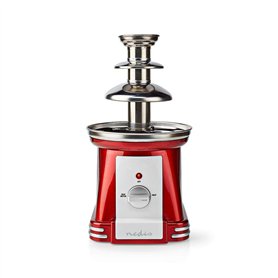 NEDIS FCCF100FRD bourdonnement de Chocolat, Plastique, Rouge