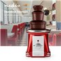 NEDIS FCCF100FRD bourdonnement de Chocolat, Plastique, Rouge