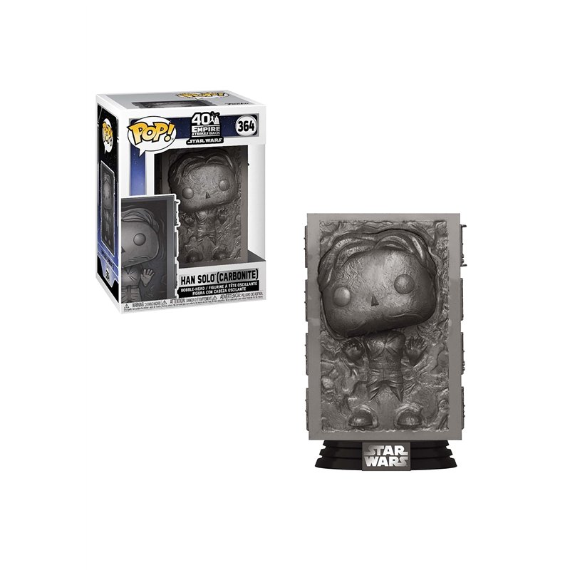 Funko Pop! Star Wars-Han Solo in Carbonite ESB 40th Anni- Figurine en Vinyle à Collectionner - Idée de Cadeau - Produits Officie