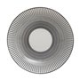 SG Secret de Gourmet - Set de 6 Assiettes Creuses Lunis - Noir - D 20,5 Cm
