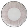 Set De 6 Assiettes Plates Lunis - D 27 Cm - Rouge