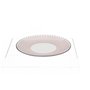 Set De 6 Assiettes Plates Lunis - D 27 Cm - Rouge