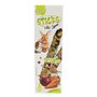 Aime Baguettes à Ronger XXL Miel/Légumes pour Rongeurs/Lapins/Friandises Sticks/2 Baguettes XXL Gourmandes
