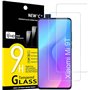 NEW'C Lot de 2, Verre Trempé pour Xiaomi Mi 9T, Mi 9T Pro, Film Protection écran efficace contre les Rayures - Ultra Résistant (