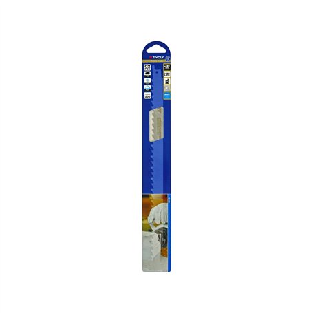 TIVOLY - Lame Scie Sabre Spéciale Usage Alimentaire - Lame Inox pour Découpe de Gibier, Viande, Os, Produits Surgelés, Glace