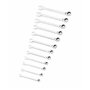 STANLEY Fmmt82849-0 Clés Mixtes À Cliquet Réversible Gamme FATMAX -Forgées Acier Chromé - Résistant - Fourche Anti-Slip Orientée
