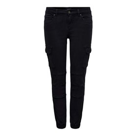 ONLY Pantalon Cargo ONLMISSOURI Taille Classique Slim Fit Pantalon Cargo Black 40 32 Black 1 (US) 40 / L32