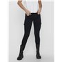 ONLY Pantalon Cargo ONLMISSOURI Taille Classique Slim Fit Pantalon Cargo Black 40 32 Black 1 (US) 40 / L32