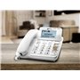 Geemarc CL595 - Téléphone Fixe pour Personnes Âgées avec Volume de Réception Amplifié, Sonnerie Puissante, Grosse Touches et Fon