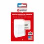 SKROSS - 1.500281 | Europe to USA USB | Adaptateur de Voyage Europe vers USA, 2 USB 5V/2.4A - Tension et Puissance 100V - 1500 W