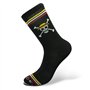 Chaussettes One Piece Skull Taille unique (38-43) Noires, 70% coton, 27% polyester, 3% élasthanne.