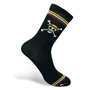 Chaussettes One Piece Skull Taille unique (38-43) Noires, 70% coton, 27% polyester, 3% élasthanne.
